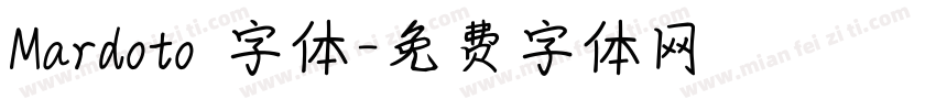 Mardoto 字体字体转换